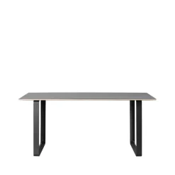 Muuto Dining Tables*70/70 dining table 170x85 cm, linoleum-Plywood- Black