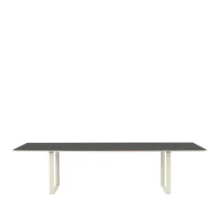 Muuto Dining Tables*70/70 dining table 295x108 cm, linoleum-Plywood-Sand Black