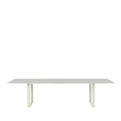 Muuto Dining Tables*70/70 dining table 295x108 cm, linoleum-Plywood-Sand Grey