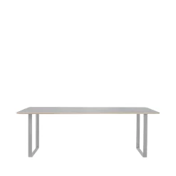 Muuto Dining Tables*70/70 dining table 225x90 cm, linoleum-Plywood- Grey