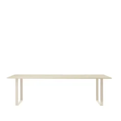 Muuto Dining Tables*70/70 dining table 255x108 cm, Oak veener-Plywood-Sand Beige