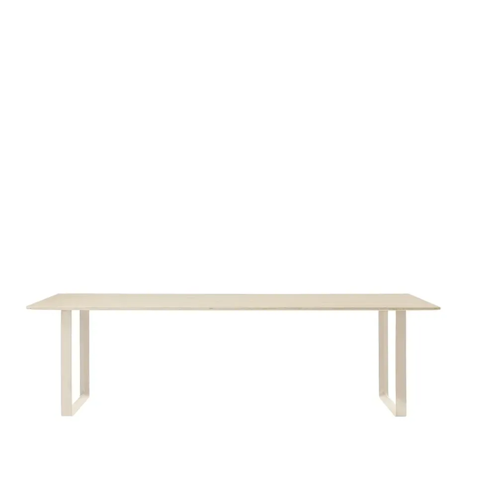 Muuto Dining Tables*70/70 dining table 255x108 cm, Oak veener-Plywood-Sand Beige