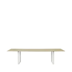 Muuto Dining Tables*70/70 dining table 295x108 cm, Oak veneer-Plywood-White Beige