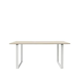 Muuto Dining Tables*70/70 dining table 170x85 cm, Oak veneer-Plywood-White Beige