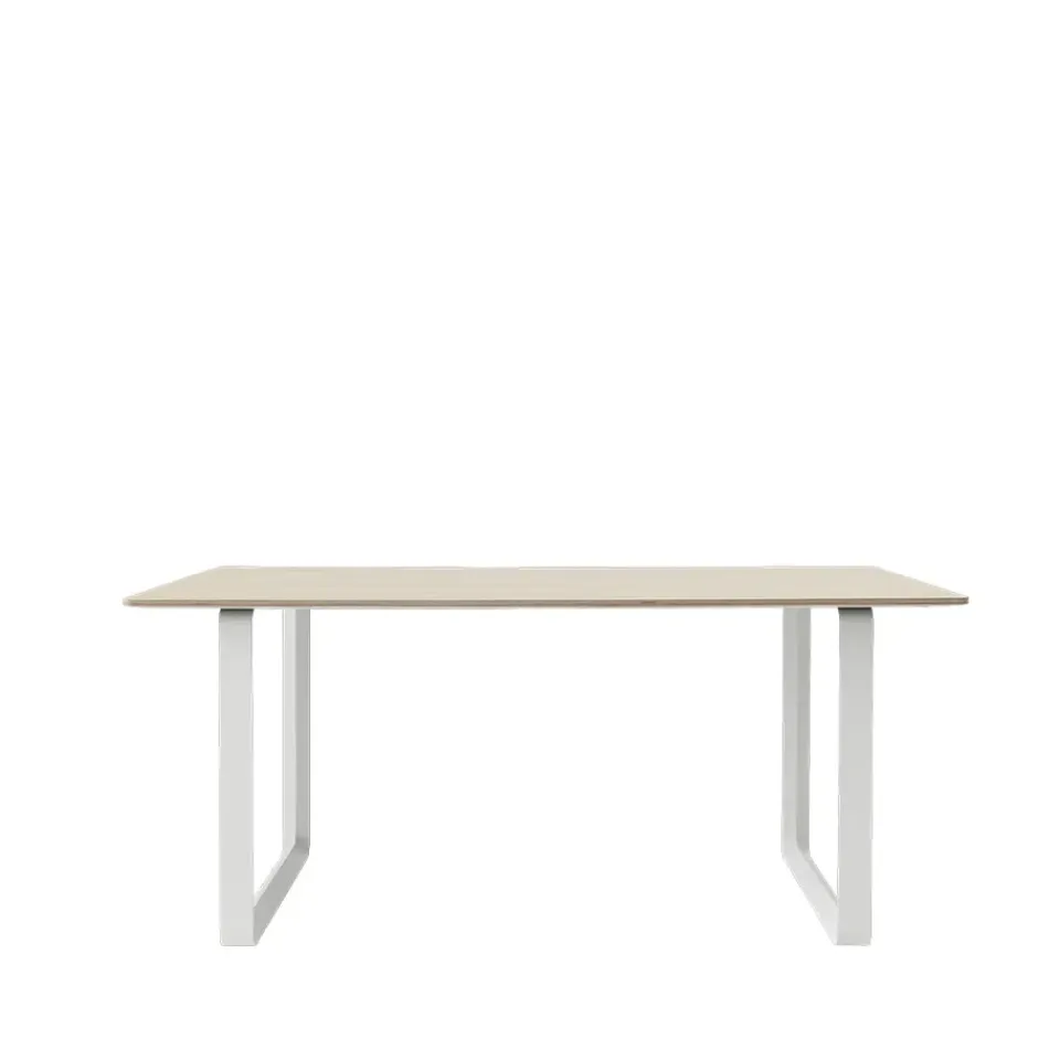Muuto Dining Tables*70/70 dining table 170x85 cm, Oak veneer-Plywood-White Beige