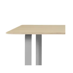Muuto Dining Tables*70/70 dining table 170x85 cm, Oak veneer-Plywood-Grey Beige