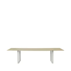 Muuto Dining Tables*70/70 dining table 295x108 cm, Oak veneer-Plywood-Grey Beige