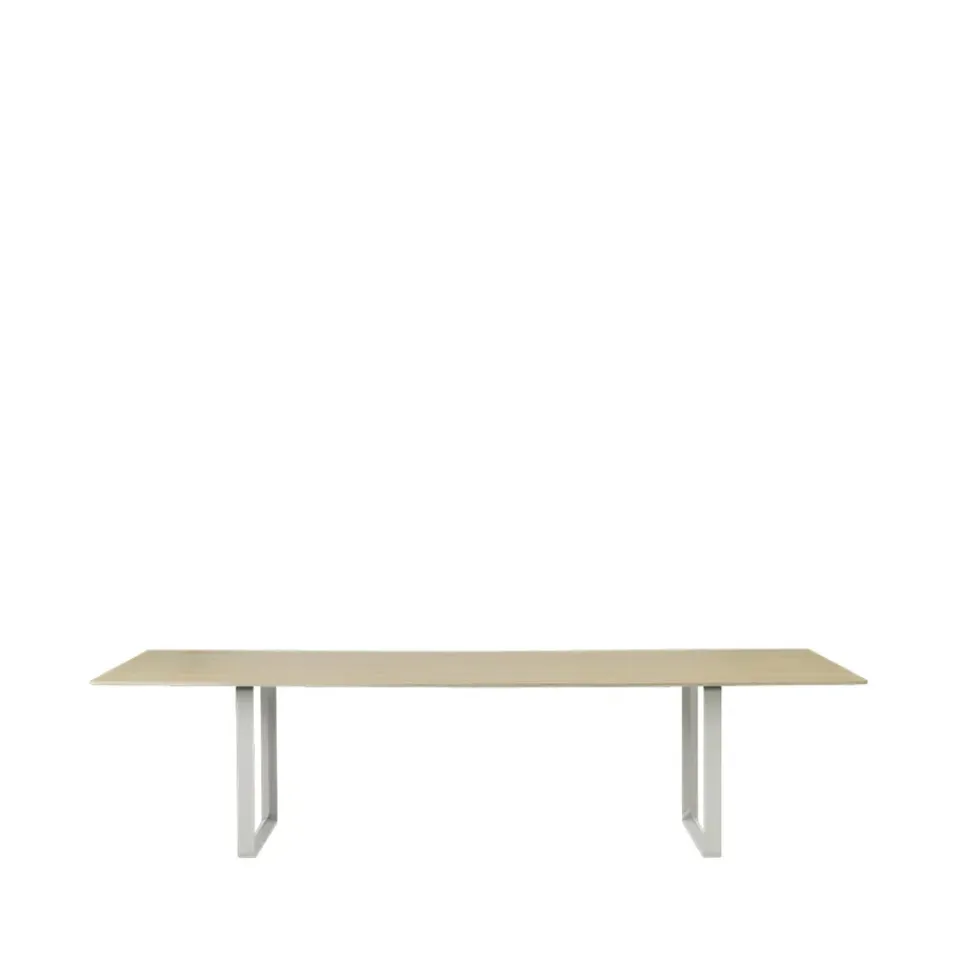 Muuto Dining Tables*70/70 dining table 295x108 cm, Oak veneer-Plywood-Grey Beige