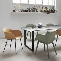 Muuto Dining Tables*70/70 dining table 255x108 cm, Sand laminate-Plywood-Sand Beige