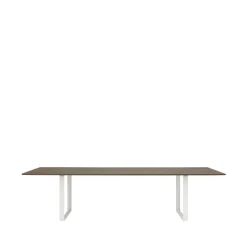 Muuto Dining Tables*70/70 dining table 295x108 cm, Solid smoked oak-White Beige
