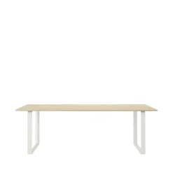 Muuto Dining Tables*70/70 dining table 225x90 cm, Solid oak-White Beige
