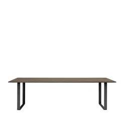 Muuto Dining Tables*70/70 dining table 255x108 cm, Solid smoked oak-Black Beige