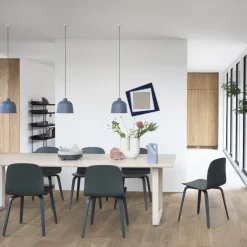 Muuto Dining Tables*70/70 dining table 255x108 cm, Solid smoked oak-Black Beige