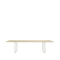 Muuto Dining Tables*70/70 dining table 295x108 cm, Solid oak-White Beige