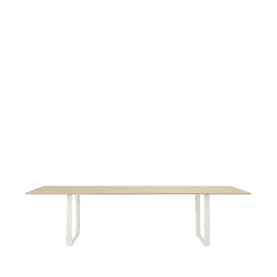 Muuto Dining Tables*70/70 dining table 295x108 cm, Solid oak-White Beige