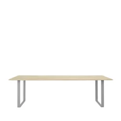 Muuto Dining Tables*70/70 dining table 255x108 cm, Solid oak-Grey Beige