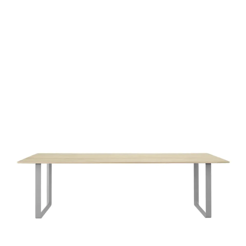 Muuto Dining Tables*70/70 dining table 255x108 cm, Solid oak-Grey Beige