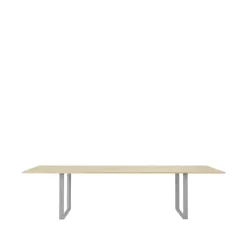 Muuto Dining Tables*70/70 dining table 295x108 cm, Solid oak-Grey Beige