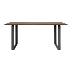 Muuto Dining Tables*70/70 dining table 170x85 cm, Solid smoked oak-Black Beige