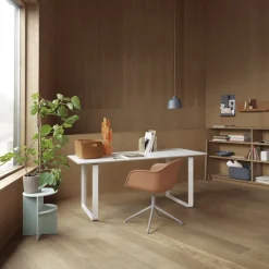 Muuto Dining Tables*70/70 dining table 170x85 cm, Solid smoked oak-Grey Beige