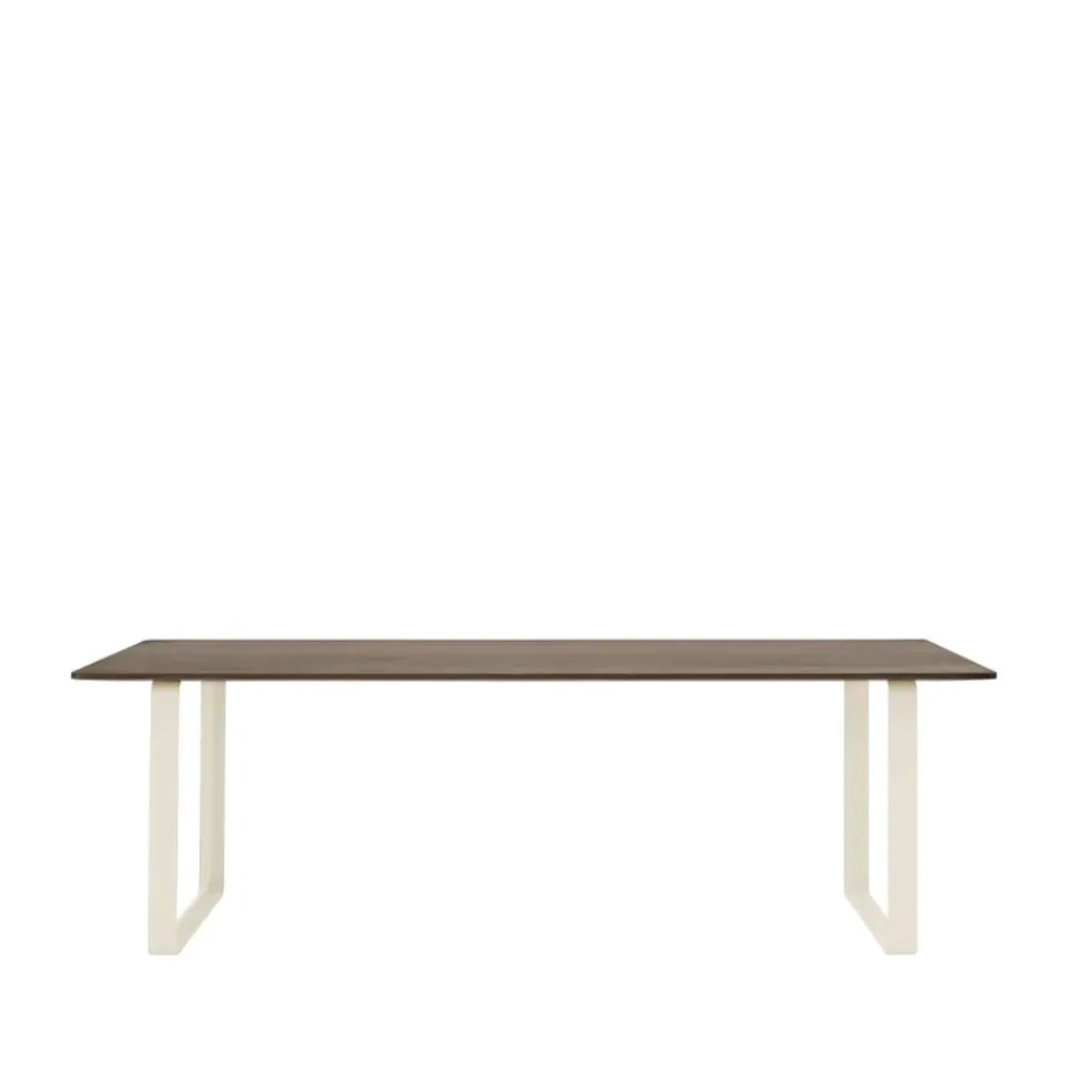 Muuto Dining Tables*70/70 dining table 225x90 cm, Solid smoked oak-Sand Beige