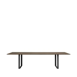 Muuto Dining Tables*70/70 dining table 295x108 cm, Solid smoked oak-Black Beige