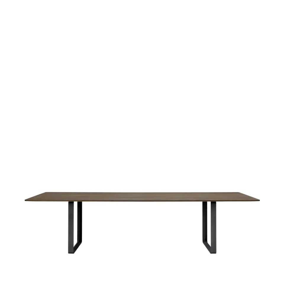 Muuto Dining Tables*70/70 dining table 295x108 cm, Solid smoked oak-Black Beige