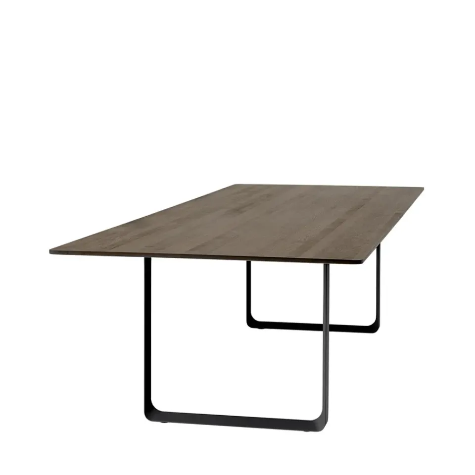 Muuto Dining Tables*70/70 dining table 295x108 cm, Solid smoked oak-Black Beige