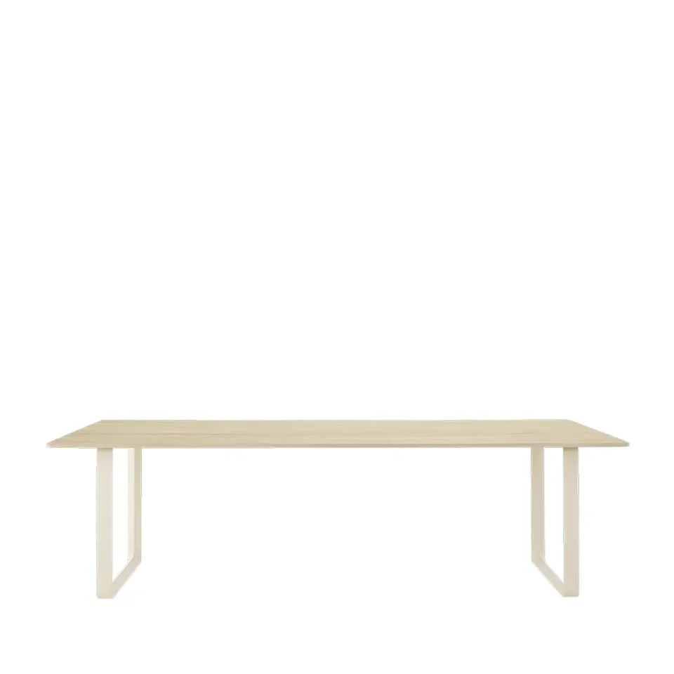 Muuto Dining Tables*70/70 dining table 255x108 cm, Solid oak-Sand Beige