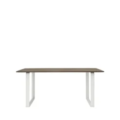 Muuto Dining Tables*70/70 dining table 170x85 cm, Solid smoked oak-White Beige