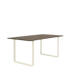 Muuto Dining Tables*70/70 dining table 170x85 cm, Solid smoked oak-Sand Beige