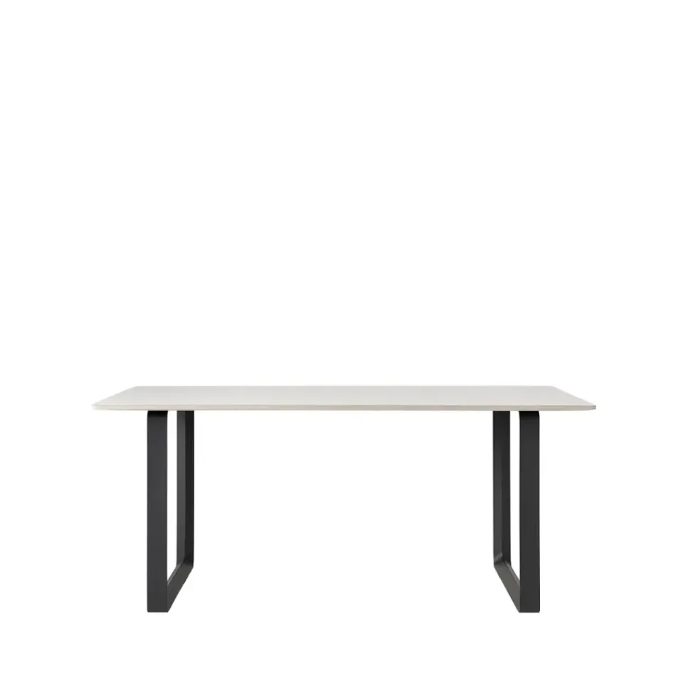 Muuto Dining Tables*70/70 dining table 170x85 cm, laminate-Plywood-Black White
