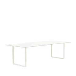 Muuto Dining Tables*70/70 dining table 255x108 cm, laminate-Plywood-Sand White