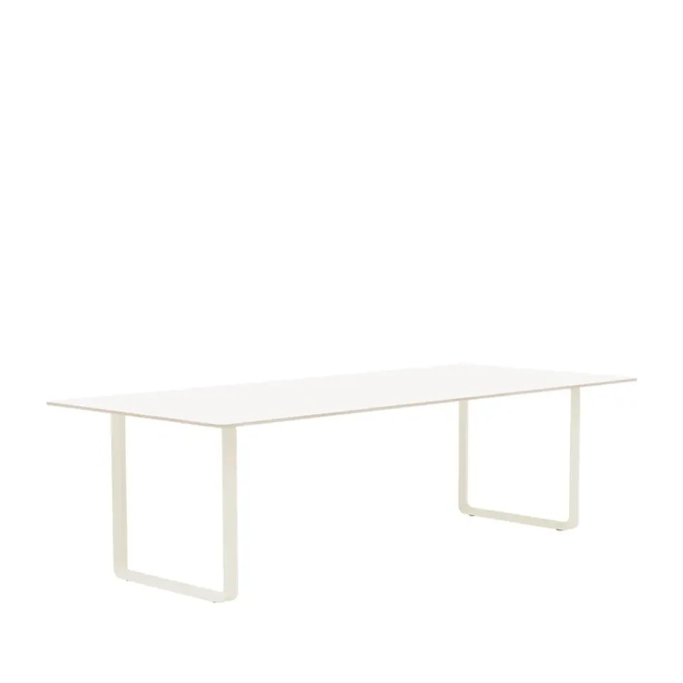 Muuto Dining Tables*70/70 dining table 255x108 cm, laminate-Plywood-Sand White
