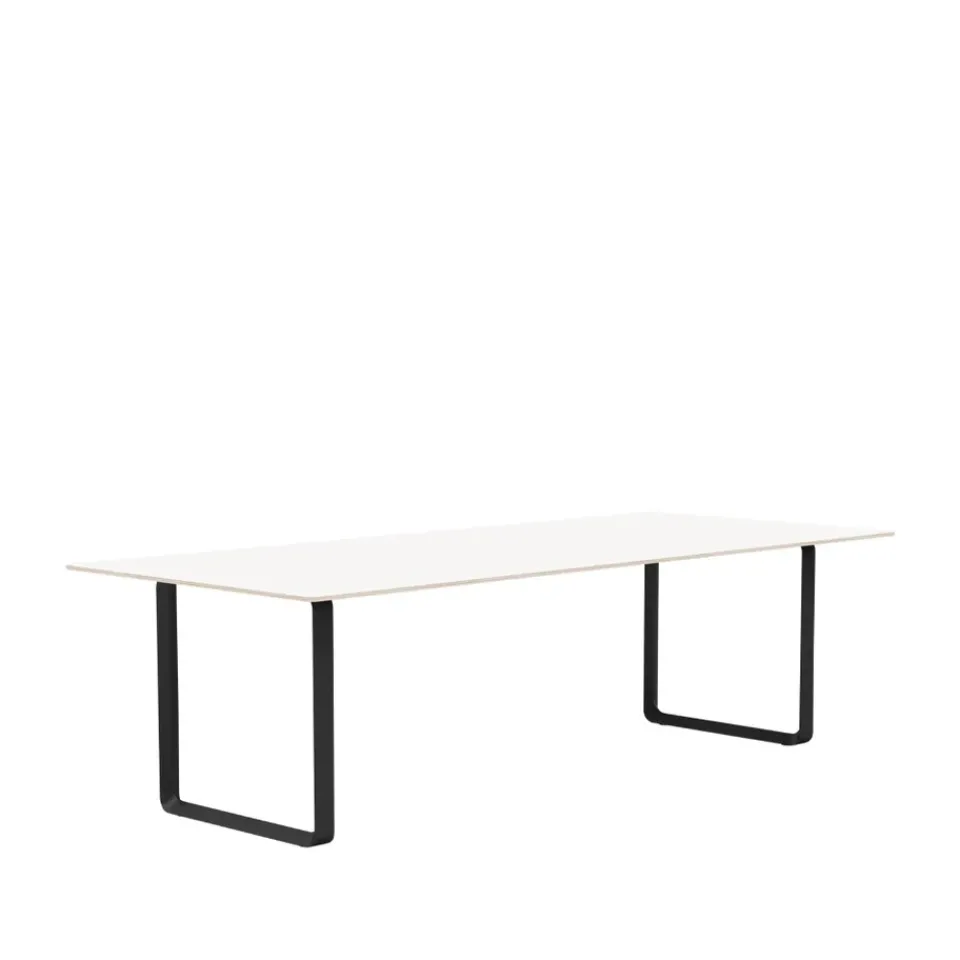 Muuto Dining Tables*70/70 dining table 255x108 cm, laminate-Plywood-Black White