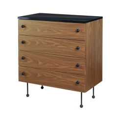 GUBI Dressers & Drawer Units*62 Dresser, American walnut, 4 drawers Brown