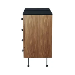 GUBI Dressers & Drawer Units*62 Dresser, American walnut, 4 drawers Brown