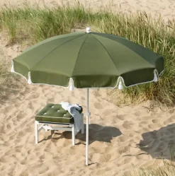 Fri Form Sun Protection*90 parasol, Khaki , Ø220 cm Green