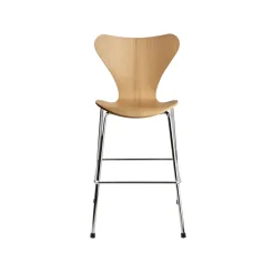 Fritz Hansen Children's Chairs|Children's Chairs*3177 Series 7 Junior chair chrome, Oak Beige