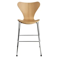 Fritz Hansen Children's Chairs|Children's Chairs*3177 Series 7 Junior chair chrome, Oak Beige
