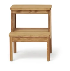 Form & Refine Stools*A line step stool, Oak Brown