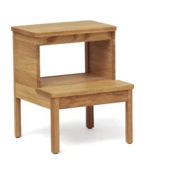 Form & Refine Stools*A line step stool, Oak Brown
