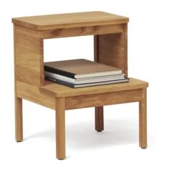 Form & Refine Stools*A line step stool, Oak Brown