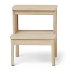 Form & Refine Stools*A line step stool, White oak Beige