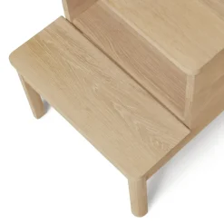 Form & Refine Stools*A line step stool, White oak Beige