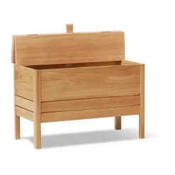 Form & Refine Benches*A Line storage bench 68 cm, Oak Brown