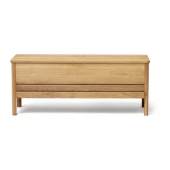 Form & Refine Benches*A Line storage bench 111 cm, Oak Brown