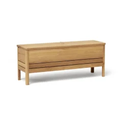 Form & Refine Benches*A Line storage bench 111 cm, Oak Brown