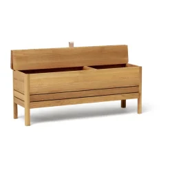 Form & Refine Benches*A Line storage bench 111 cm, Oak Brown