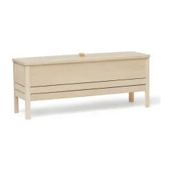Form & Refine Benches*A Line storage bench 111 cm, White oak Beige